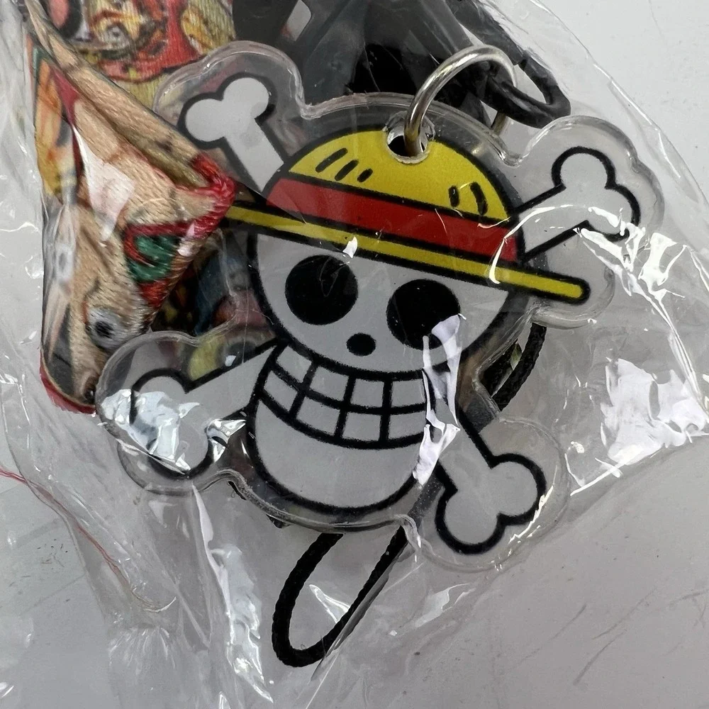 One Piece Anime Lanyard Unisex OS Multicolor New Luffy Straw Hat Pirates Charm
